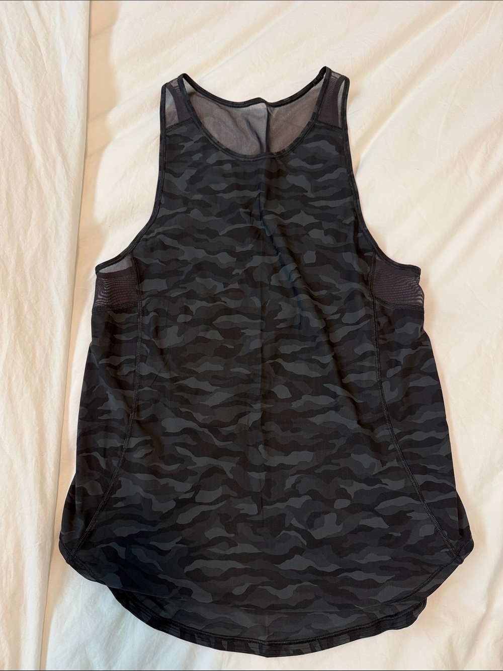 lululemon athletica Black Camo Racerback Tank